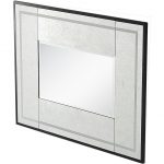 Homeroots - 32" Silver Wood Framed Accent Mirror - Image 4