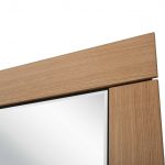 Homeroots - 35" Brown Square Accent Wood Mirror - Image 5