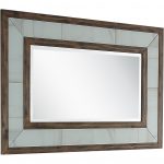 Homeroots - 32" Brown Wood Framed Accent Mirror - Image 3