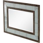 Homeroots - 32" Brown Wood Framed Accent Mirror - Image 4