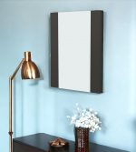 Homeroots - 24" Black Wood Framed Bathroom Vanity Mirror - Image 2