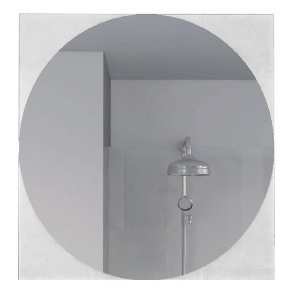 Homeroots - 24" Clear Square Framed Bathroom Over Vanity Mirror - Image 1