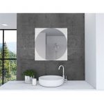 Homeroots - 24" Clear Square Framed Bathroom Over Vanity Mirror - Image 7
