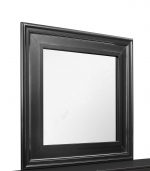 Homeroots - 38" Gray Square Wood Framed Accent Mirror - Image 3