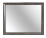 Homeroots - 37" Gray Wood Framed Accent Mirror - Image 4