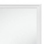 Homeroots - 38" White Square Wood Framed Accent Mirror - Image 3
