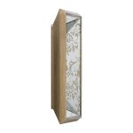 Homeroots - 12" Silver Metal Framed Antiqued Glass Accent Mirror - Image 4