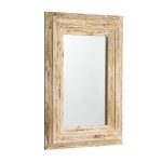 Homeroots - 39" Natural Distressed Wood Framed Accent Mirror - Image 3