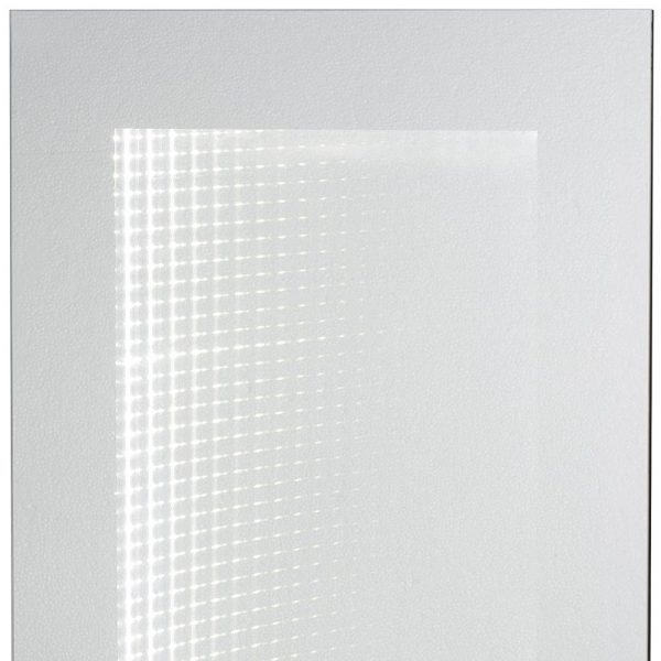 Homeroots - 32" Silver Lighted Frame Accent Mirror - Image 4