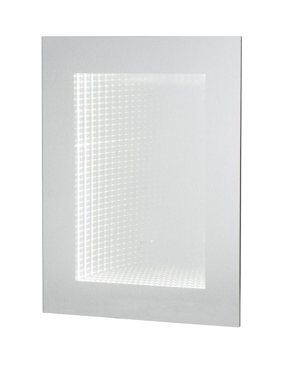 Homeroots - 32" Silver Lighted Frame Accent Mirror - Image 2