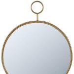Homeroots - 28" Gold Round Iron Framed Accent Mirror - Image 4