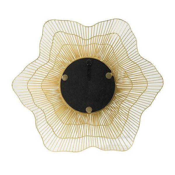 Homeroots - 27" Gold Floral Sunburst Iron Framed Accent Mirror - Image 5
