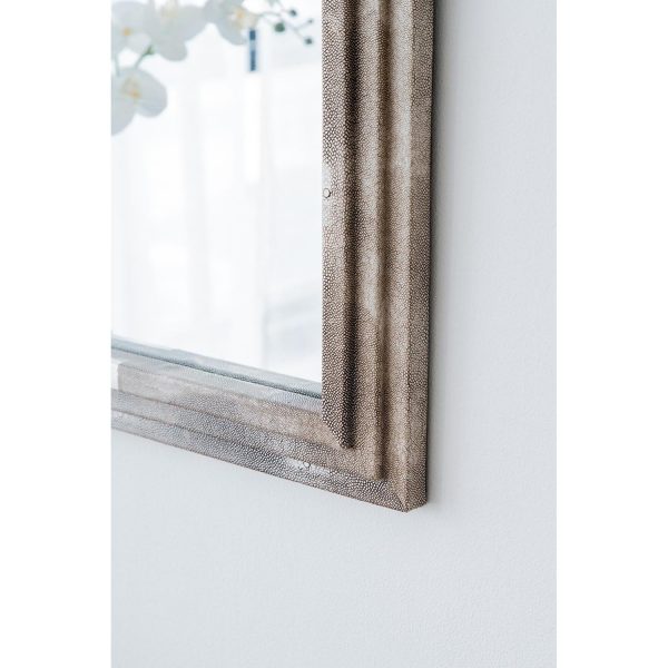 Homeroots - 28" Gray Framed Accent Mirror - Image 7