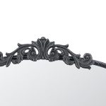 Homeroots - 36" Black Arch Iron Framed Accent Mirror - Image 4