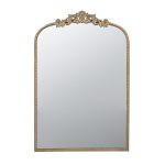 Homeroots - 36" Gold Arch Iron Framed Accent Mirror - Image 2