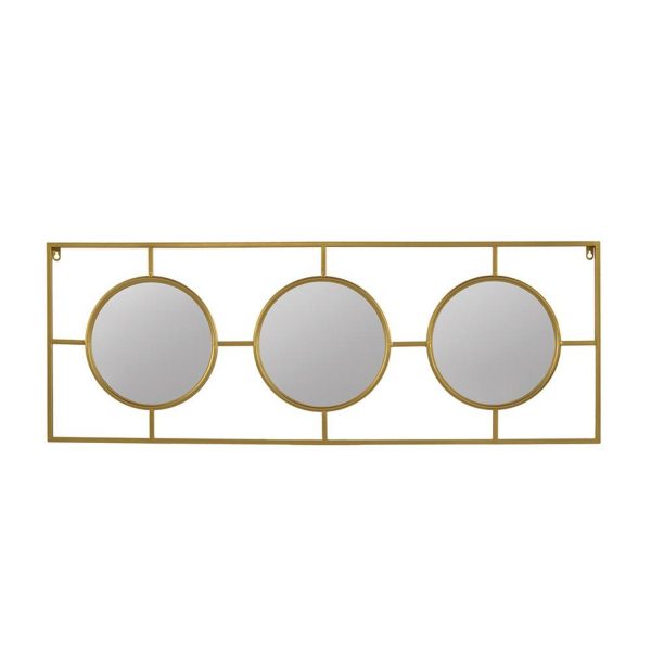 Homeroots - 16" Gold Iron Framed Accent Mirror - Image 2