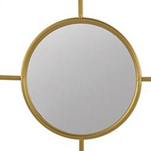 Homeroots - 16" Gold Iron Framed Accent Mirror - Image 3