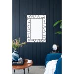 Homeroots - 28" Black Metal And Glass Mosaic Framed Accent Mirror - Image 9