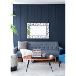 Homeroots - 28" Black Metal And Glass Mosaic Framed Accent Mirror - Image 5