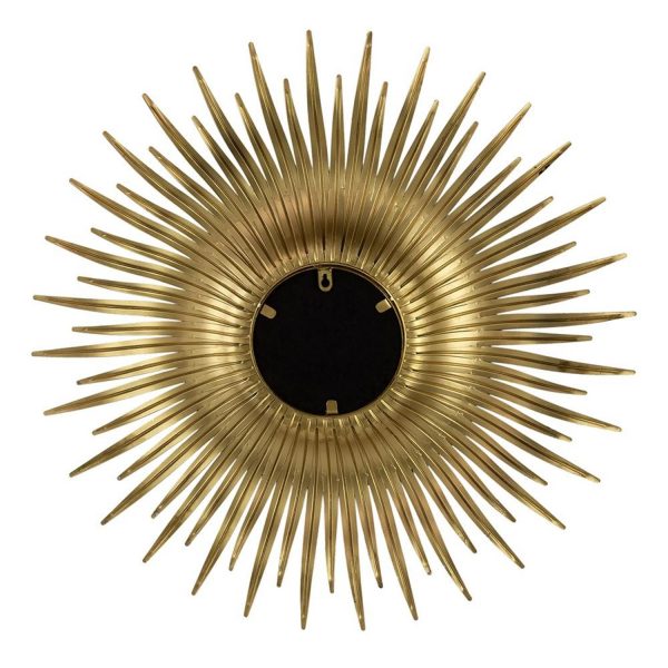 Homeroots - 28" Gold Sunburst Iron Framed Accent Mirror - Image 4