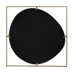Homeroots - 32" Gold Square Iron Framed Accent Mirror - Image 3