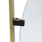 Homeroots - 32" Gold Square Iron Framed Accent Mirror - Image 4
