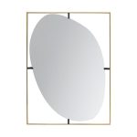 Homeroots - 40" Gold Iron Framed Accent Mirror - Image 3