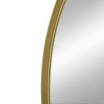 Homeroots - 36" Gold Arch Iron Framed Accent Mirror - Image 4
