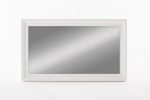 Homeroots - 28" White Rectangle Wall Mounted Full Length Hanging Mirror - Image 3