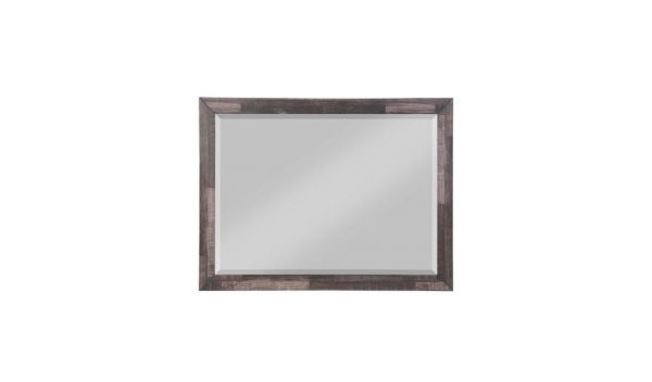 Homeroots - 36" Brown Wood Framed Mounted Dresser Mirror - Image 2
