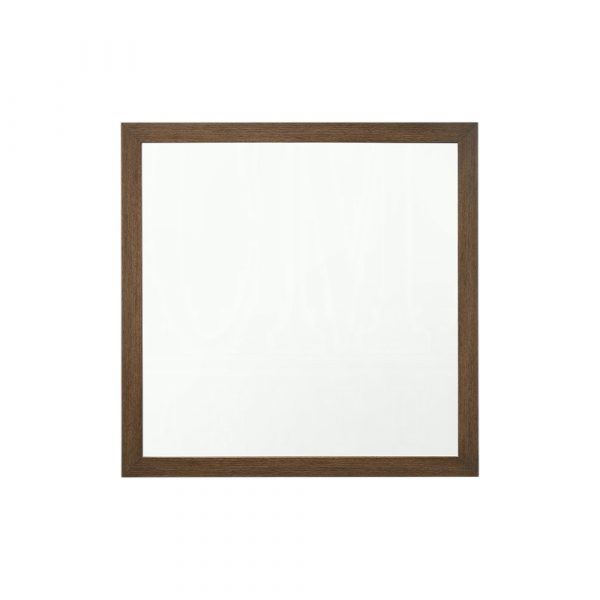 Homeroots - 40" Square Wood Framed Accent Mirror - Image 3