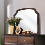 Homeroots - 37" Espresso Abstract Wood Framed Mounted Dresser Mirror - Image 2