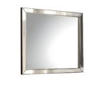 Homeroots - 32" Platinum Wood Framed Mounted Dresser Mirror - Image 4