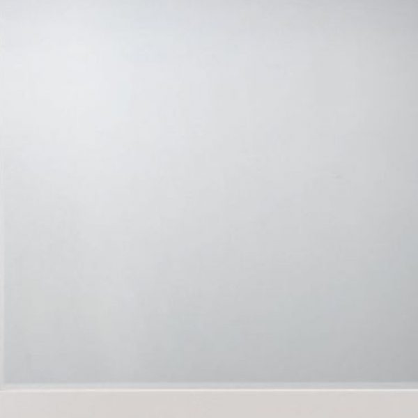 Homeroots - 37" White Square Wood Framed Mounted Dresser Mirror - Image 4