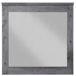 Homeroots - 38" Square Wood Framed Mounted Dresser Mirror - Image 3