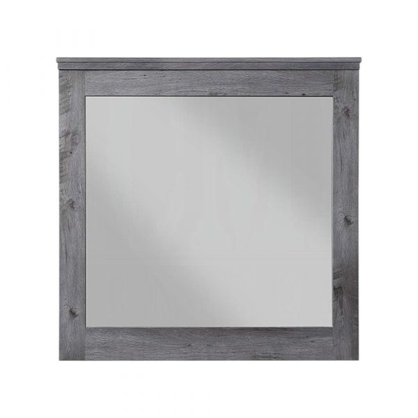 Homeroots - 38" Square Wood Framed Mounted Dresser Mirror - Image 2