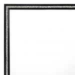 Homeroots - 35" Black Wood Framed Mounted Dresser Mirror - Image 5