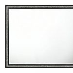 Homeroots - 35" Black Wood Framed Mounted Dresser Mirror - Image 4