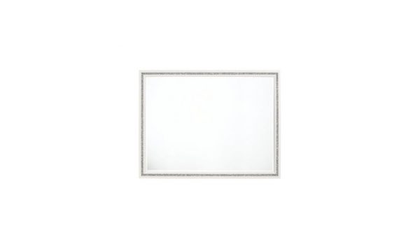 Homeroots - 35" White Wood Framed Mounted Dresser Mirror - Image 2