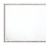 Homeroots - 35" White Wood Framed Mounted Dresser Mirror - Image 5