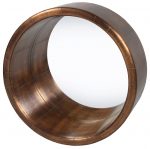 Homeroots - 21" Copper Round Metal Framed Accent Mirror - Image 3
