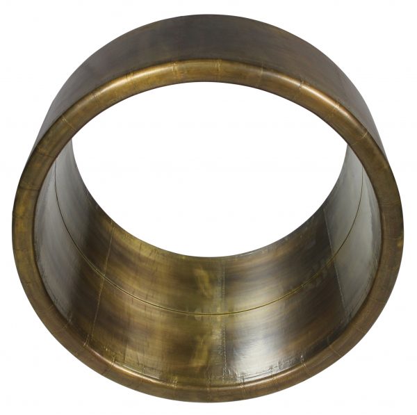 Homeroots - 21" Brass Round Metal Framed Accent Mirror - Image 3