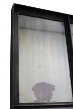 Homeroots - 72" Black Metal Framed Full Length Antiqued Glass Hanging Mirror - Image 3