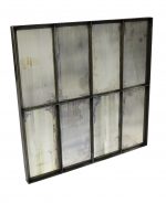 Homeroots - 40" Black Square Metal Framed Accent Mirror - Image 2