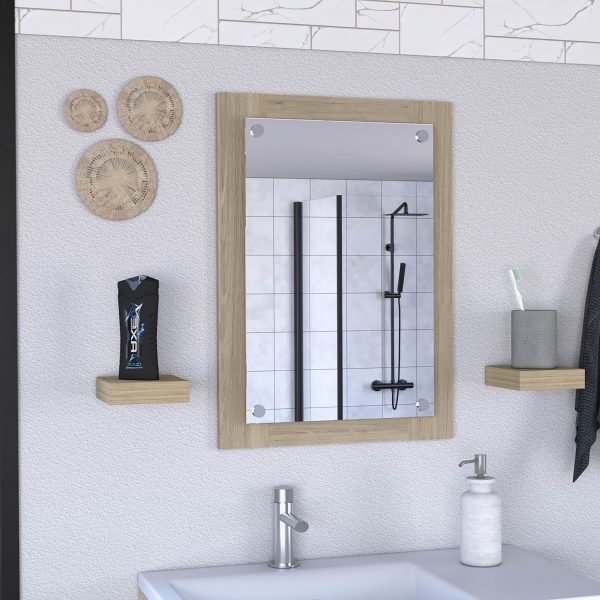Homeroots - 28" Wood Framed Bathroom Vanity Mirror - Image 6
