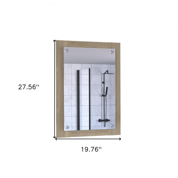 Homeroots - 28" Wood Framed Bathroom Vanity Mirror - Image 7