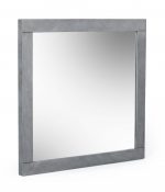 Homeroots - 35" Gray Wood Framed Accent Mirror - Image 2