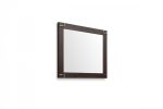 Homeroots - 33" Brown and Gold Wood Framed Accent Mirror - Image 3