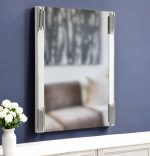 Homeroots - 43" White Steel Framed Accent Mirror