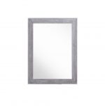 Homeroots - 40" Gray and Silver Wood and Metal Framed Accent Mirror - Image 2